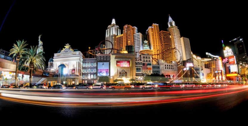 Photo of Las Vagas skylline.